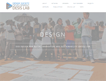 Tablet Screenshot of designsocietydevelopment.org
